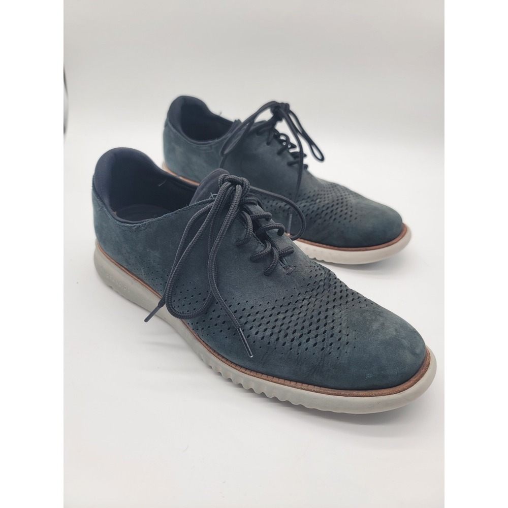 Cole Haan 2.ZERØGRAND Laser Wing Oxford Suede Men's‎ 11M